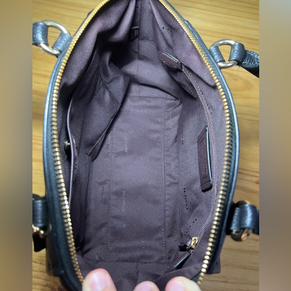 Coach Black Pebbled Leather Elsie - Picture 5 of 15